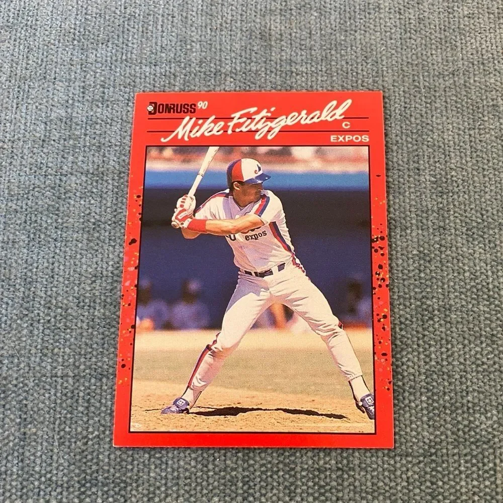 1990 Donruss Montreal Expos Baseball Card Trading Card
